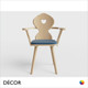 Décor Select - Monaco ‘Heart-shaped’ Dining Chair with Armrests in Natural or Stained Ash and an Upholstered Seat - In Designer Fabrics and Wood Finishes - Décor for Business Décor Select - Monaco ‘Heart-shaped’ Dining Chair with Armrests in Natural or Stained Ash and an Upholstered Seat - In Designer Fabrics and Wood Finishes - Décor for Business