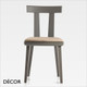 Décor Select - Milano Dining Chair in Natural or Stained Ash with an Upholstered Seat - In Designer Fabrics and Wood Finishes - Décor for Business