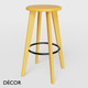 Décor Select - Jolly Stool in Natural or Stained Ash, Bar and Counter Heights - In Designer Wood Stain Colours - Décor Business Décor Select - Jolly Stool in Natural or Stained Ash, Bar and Counter Heights - In Designer Wood Stain Colours - Décor Business
