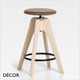 Décor Select - Tommy SW Height-Adjustable Stool in Natural or Stained Ash with an Upholstered Seat - In Designer Fabrics and Wood Finishes - Décor Business Décor Select - Tommy SW Height-Adjustable Stool in Natural or Stained Ash with an Upholstered Seat - In Designer Fabrics and Wood Finishes - Décor Business
