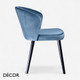 1 A  1 Icon Chairs - Loden Chair with Wooden Legs - In Designer Fabrics & Eco Leathers - Décor for Business