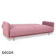 Décor Concept - Piero Sofa Sleeper with a Button Backrest - In Designer Fabrics & Eco Leathers - Décor for Business