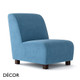 Décor Concept - Menta Low Sitting  Lounge Chair - In Designer Fabrics & Eco Leathers - Décor for Business