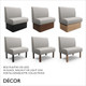 Décor Select - Fulham Storage Booth & Banquette Seating Units with a Plain Backrest - Décor for Business