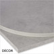 Décor Dinova - Allesia Grey Chicago Concrete Laminate Table Top, 25mm Thick - Square, Round & Rectangular - Décor for Business