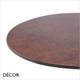 Décor Dinova - Perla Bronze Anthracite Premium Compact Laminate Table Top, 12mm Thick with Groove Fixing - Square, Round & Rectangular - Décor for Business