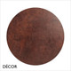 Décor Dinova - Perla Bronze Anthracite Premium Compact Laminate Table Top, 12mm Thick with Groove Fixing - Square, Round & Rectangular - Décor for Business