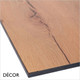 Décor Dinova - Perla Rustic Wood Effect Premium Compact Laminate Table Top, 12mm Thick with Groove Fixing - Square, Round & Rectangular - Décor for Business