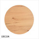 Décor Dinova - Perla Rustic Wood Effect Premium Compact Laminate Table Top, 12mm Thick with Groove Fixing - Square, Round & Rectangular - Décor for Business