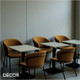 Icon Chairs - Ross Chair with Metal Legs and Frame - In Designer Fabrics & Eco Leathers - Décor for Business