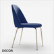 Icon Chairs - Ruby Chair with Metal Legs and Frame - In Designer Fabrics & Eco Leathers - Décor for Business