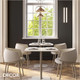 Décor Select - Koala Chair with a Dramatically Curved Wrap-Around Backrest and a Tubular Metal Frame - In Designer Fabrics & Eco Leathers - Décor for Business