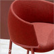 Décor Select - Koala Chair with a Dramatically Curved Wrap-Around Backrest and a Tubular Metal Frame - In Designer Fabrics & Eco Leathers - Décor for Business