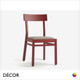 1 A  1 Palma - Italia Dining Chair in Designer Fabrics & Classic Eco Leathers - Made for You - Décor for Business