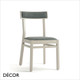 Palma - Italia Dining Chair with a Padded Backrest - In Designer Fabrics & Classic Eco Leathers - Made for You - Décor for Business