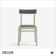 Palma - Italia Dining Chair with a Padded Backrest - In Designer Fabrics & Classic Eco Leathers - Made for You - Décor for Business