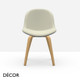 B2 Midj - Sonny Dining Chair with Bentwood Legs - In Designer Fabrics & Eco Leathers - Décor for Designers