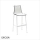 Zebra Bicolour Stackable Bar Stool with Coated Legs, Bar & Counter Height - In Designer Colours - Décor for Business