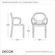 11A2 Gio Café Dining Chair with Armrests -  In Designer Colours & Neutral Tones - Décor for Business