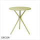 111 Leo Round Outdoor Table - In Designer Colours & Neutral Tones - Décor for Business