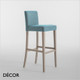 1 A  1 Palma - Lady Bar Stool in Designer Fabrics & Eco Leathers, Bar & Counter Height - Made for You - Décor for Home