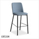 Origins 1971 - Tam Bar Stool in Designer Fabrics & Eco Leathers with Metal Legs - Made for You - Décor for Business
