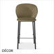 1 B Origins 1971 - Ellis Bar Stool in Designer Fabrics & Eco Leathers with Metal Legs - Made for You - Décor for Business