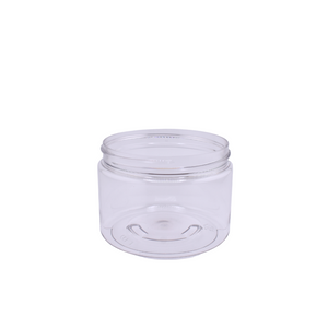 12 oz Clear PET Plastic Jar with 89-400 Neck Finish (120 pcs/case)