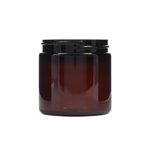 4 oz Light Amber PET Plastic Jar with 58-400 Neck Finish (760 pcs/case)