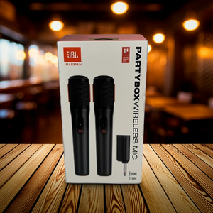 JBL Party Box Rechargeable Dual Wireless  Mic (20 Hours play time)