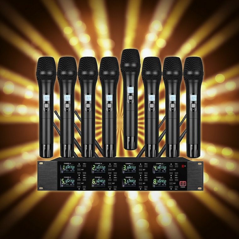 Wireless Microphone - 8 Channel