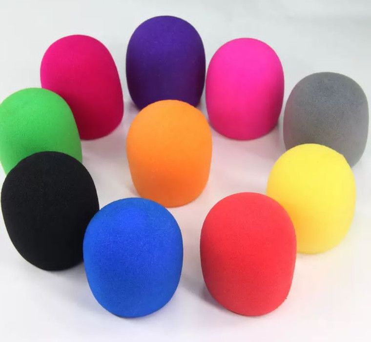 Microphone Foam Cover Assorted Colours