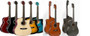 Acoustic Electric Guitar Assorted colors