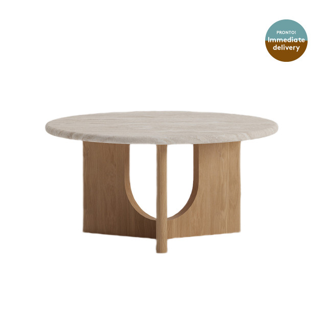 Santorini Coffee Table 90Dia - Front View Santorini Coffee Table 90Dia - Front View