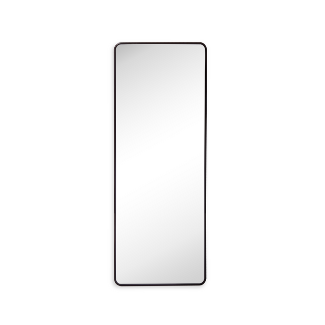 Nora Floor Mirror Black - Front Image