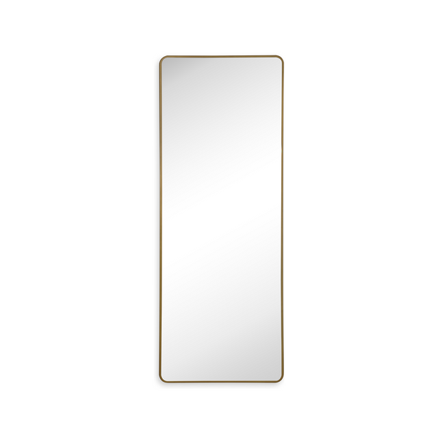 Nora Floor Mirror Gold - Front Image