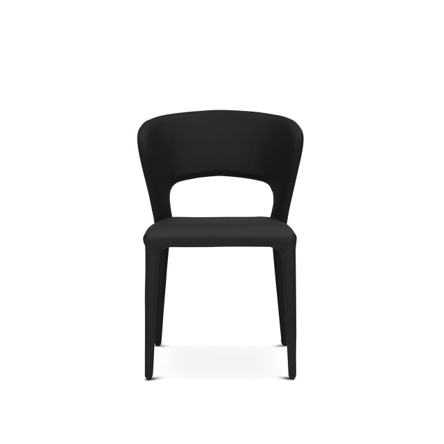 Pari Dining Chair Black front view