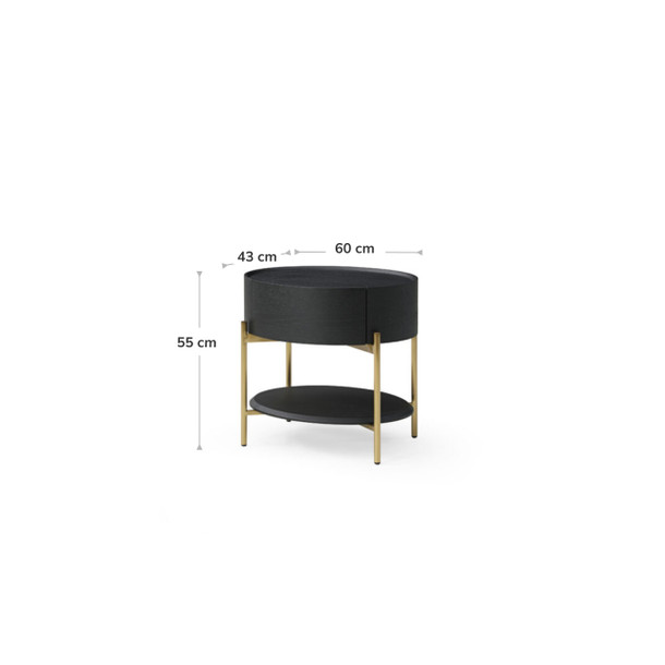 Livello Bedside Table dimensions