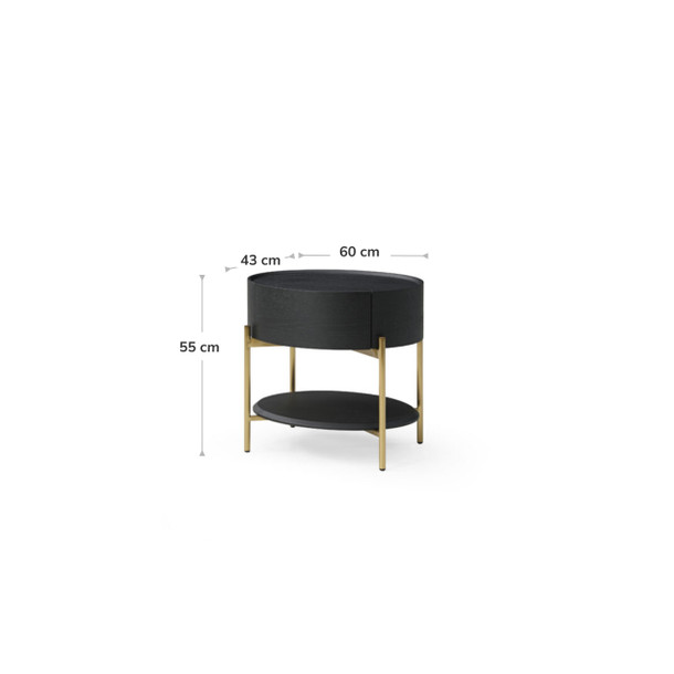 Livello Bedside Table dimensions Livello Bedside Table dimensions