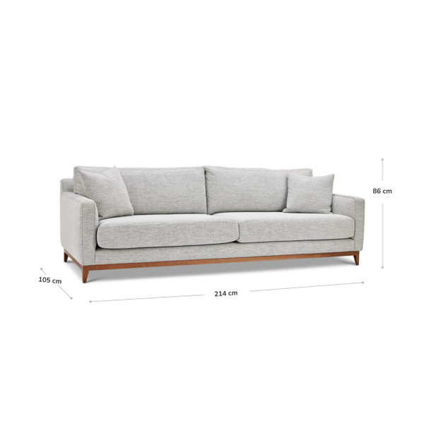 Barker 4 Seat Lounge dimensions