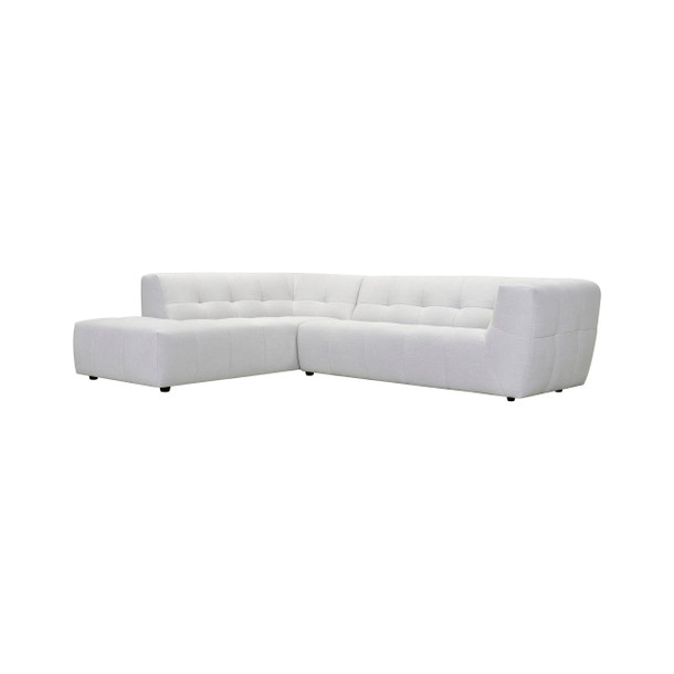 Cloud Chaise Lounge Helio Oyster angle view