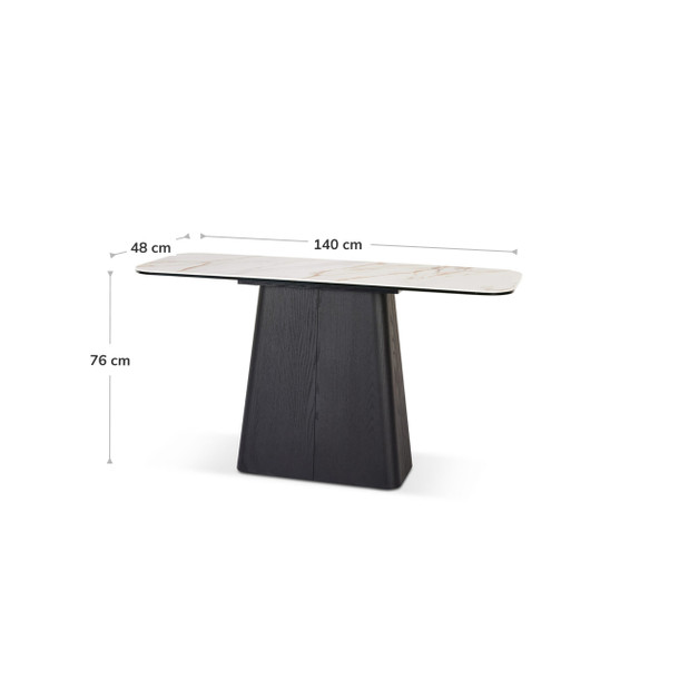 Lucy Console Table dimensions