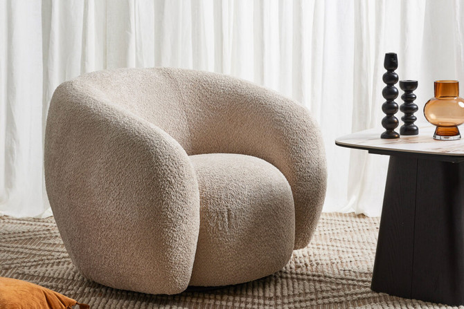 Rosa Swivel Chair - styled 1