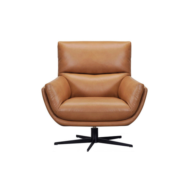 Apollo Leather Occasional Chair - front Apollo Leather Occasional Chair - front