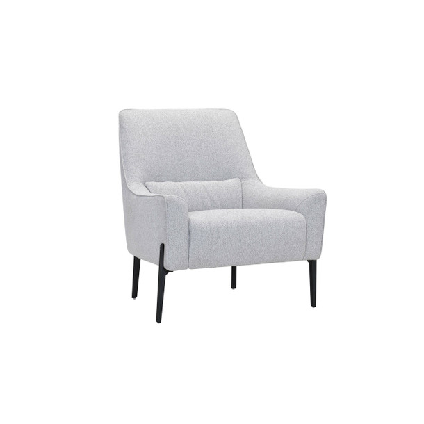 Bella Occasional Chair Light Grey - angled