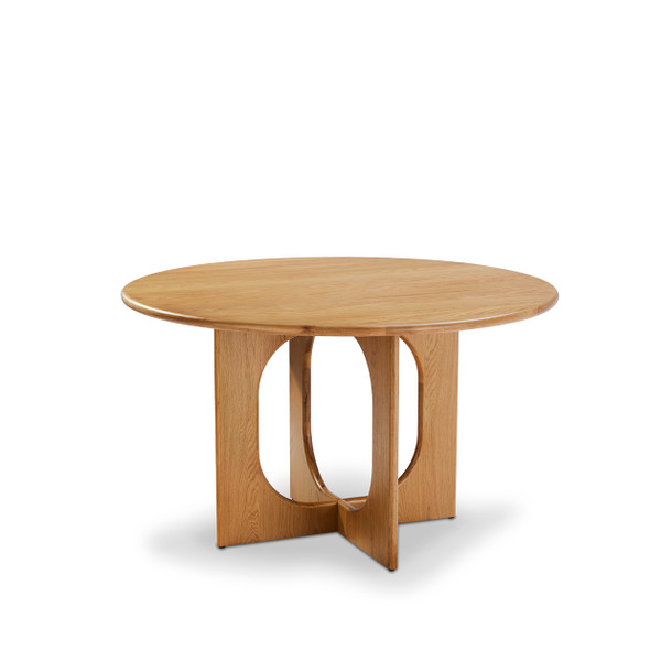 Powell Dining Table Natural front view 1