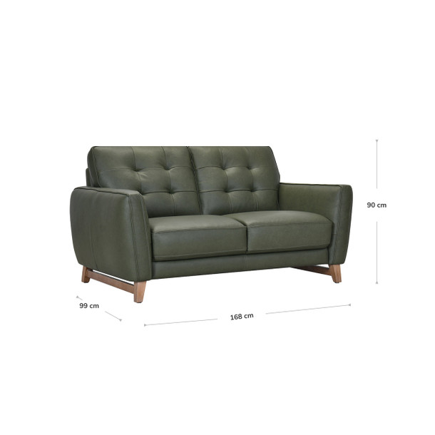 Xenia 2 Seat Sofa Lounge dimensions