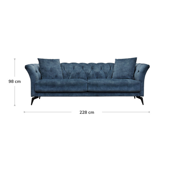 Fargo 3 Seat Sofa Lounge Dimensions