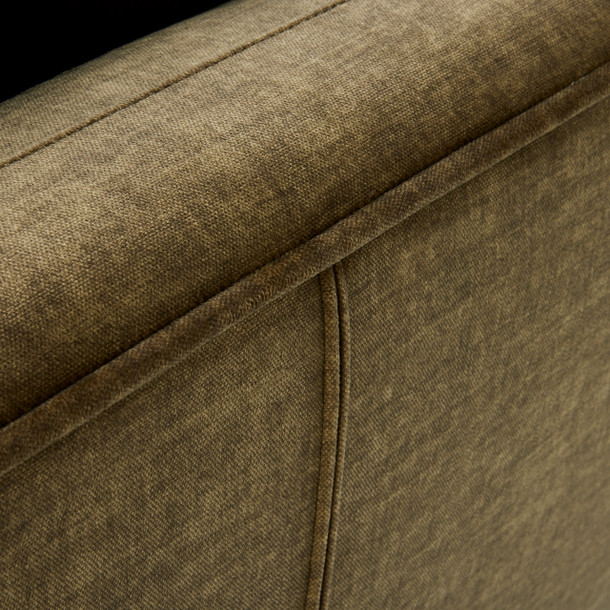 Montana 3 Seat Lounge Zepel Akoya Moss close up armrest view