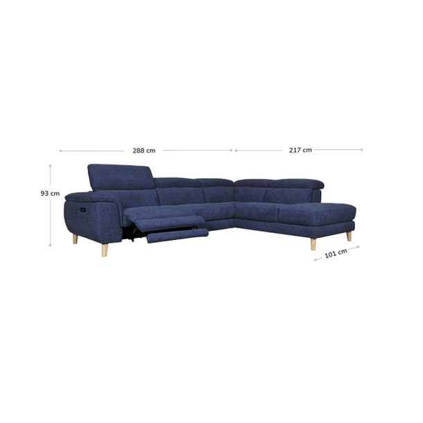 Ned Chaise Lounge dimensions